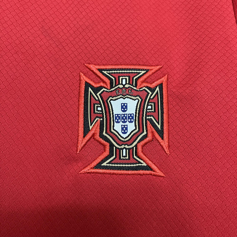 Kit Infantil Portugal Home 24/25 - Vermelho