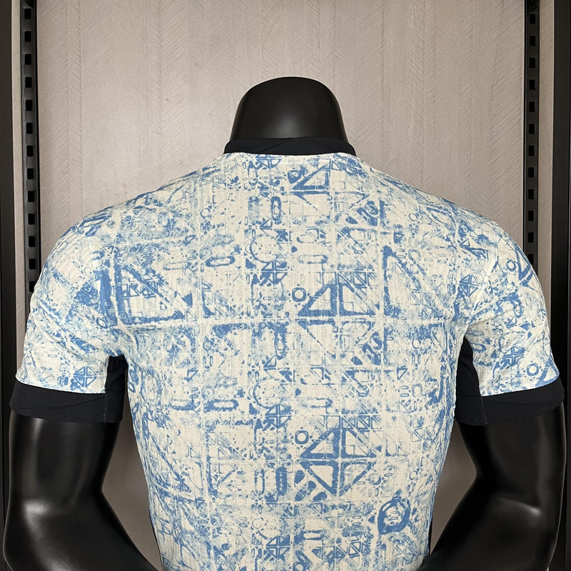 Camisa Portugal Away 24/25 Versão Jogador - Azul claro