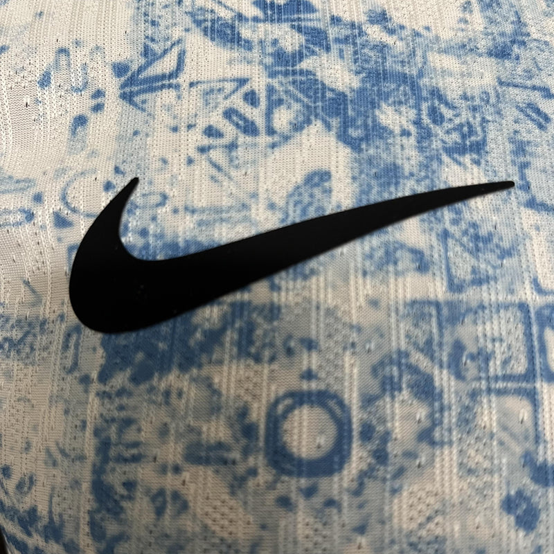Camisa Portugal Away 24/25 Versão Jogador - Azul claro