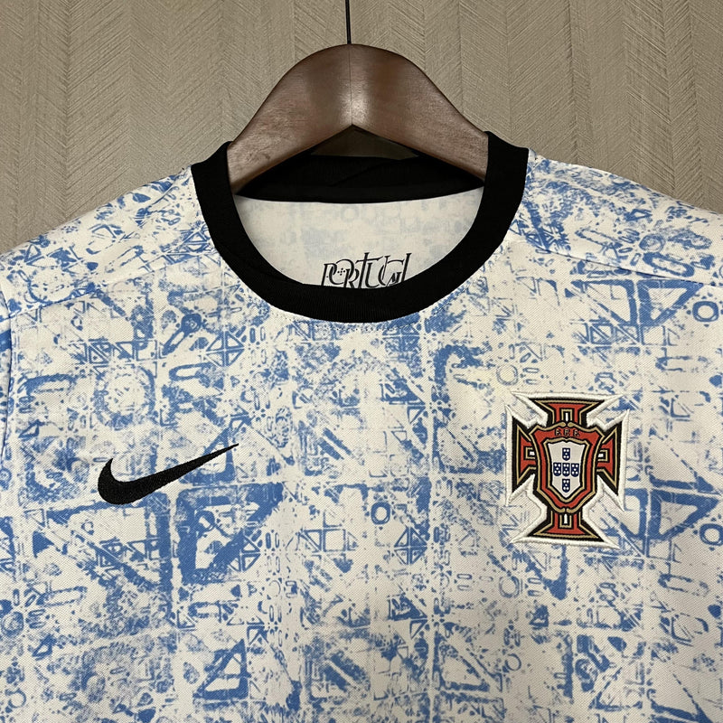 Kit Infantil Portugal Away 24/25 - Azul claro