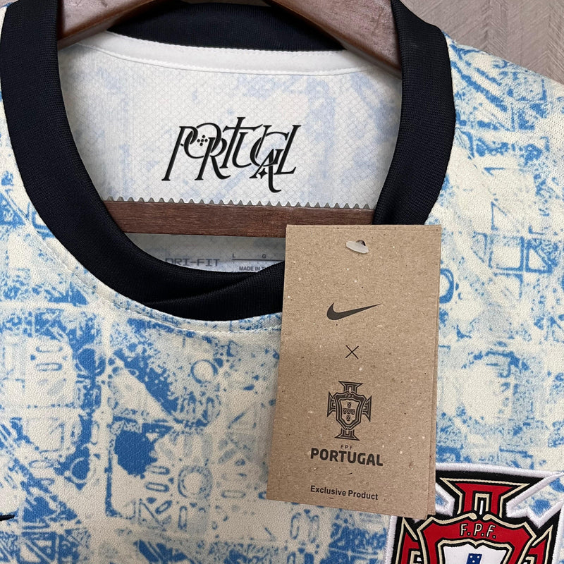 Camisa Portugal Away 24/25 Torcedor Masculino - Azul claro