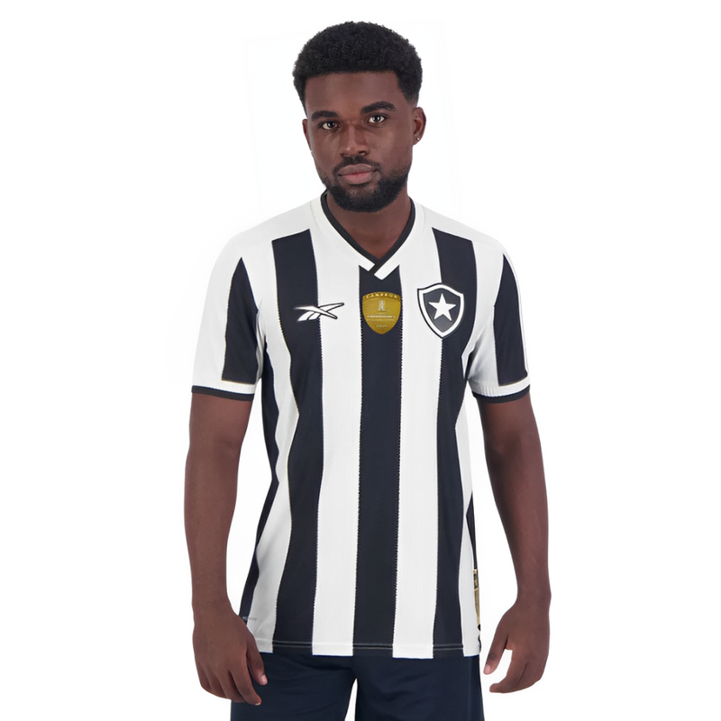 Camisa Botafogo 24/25 Home - Com Patch's Campeão Brasileiro e Libertadores