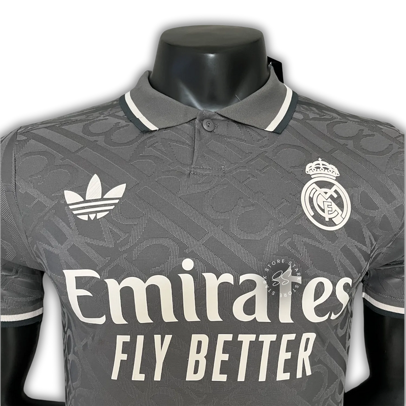 Camisa Real Madrid Third 24/25 Jogador - Cinza