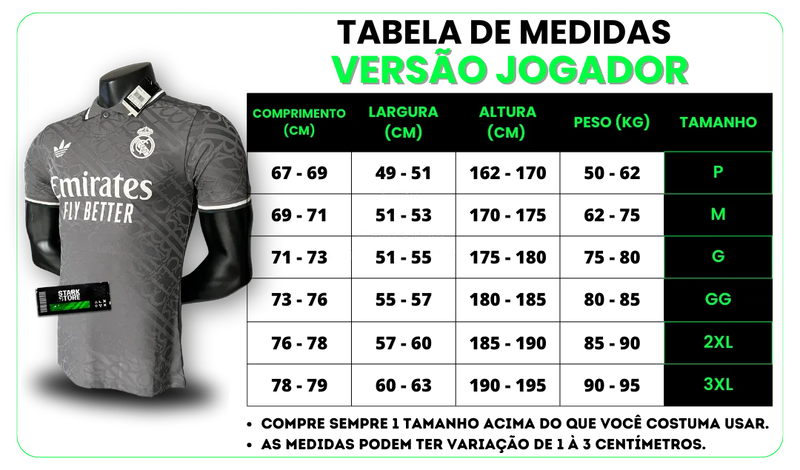 Camisa Real Madrid Third 24/25 Jogador - Cinza