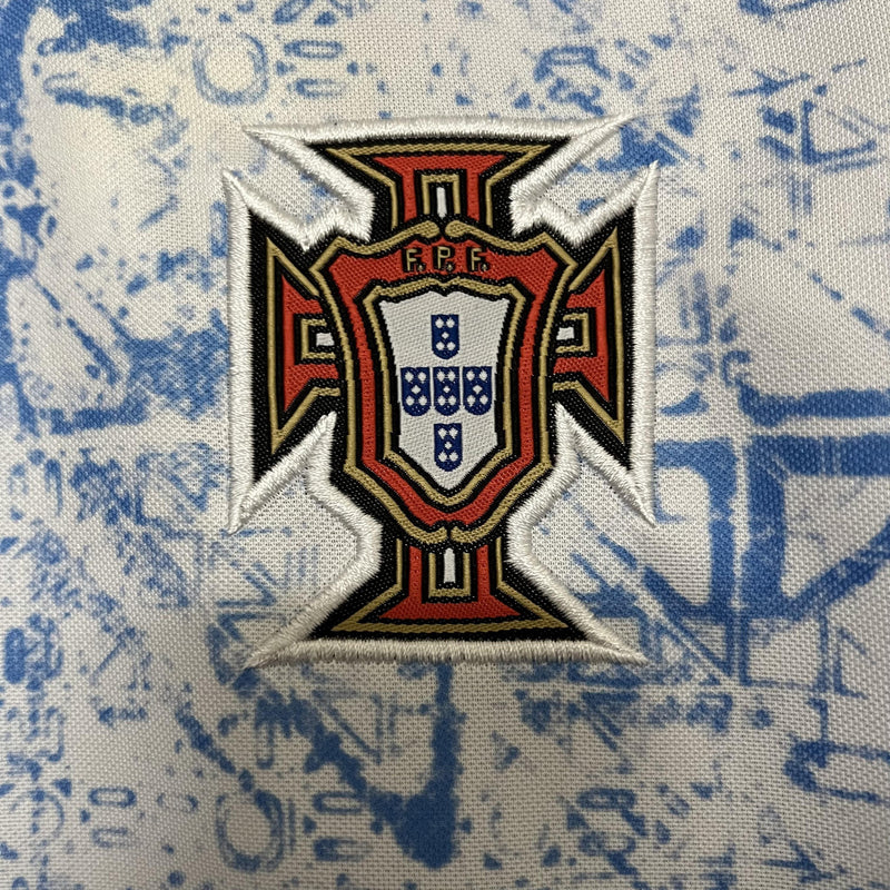 Kit Infantil Portugal Away 24/25 - Azul claro