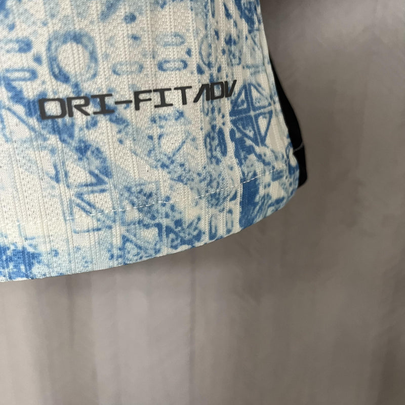 Camisa Portugal Away 24/25 Versão Jogador - Azul claro