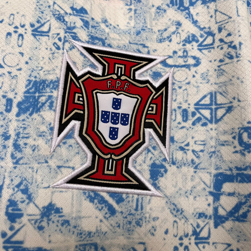Camisa Portugal Away 24/25 Torcedor Masculino - Azul claro