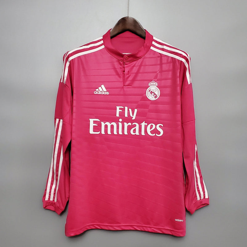 Camisa Real Madrid Reserva 14/15 - Versão Retro Manga Comprida - STARK STORE - Artigos Esportivos