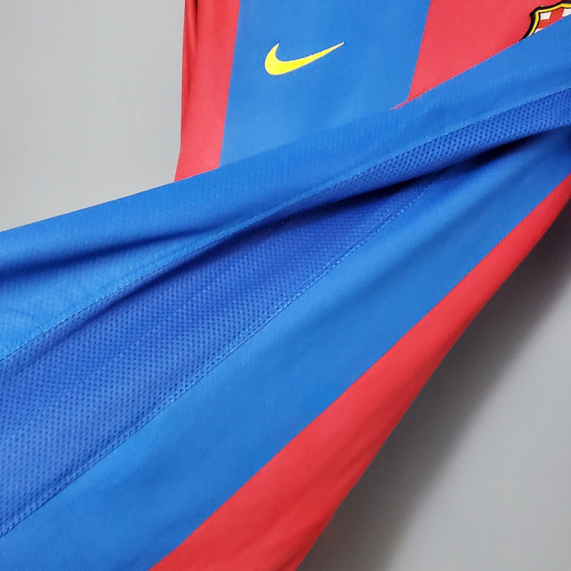 Camisa Barcelona Titular 06/07 - Versão Retro Manga Comprida - STARK STORE - Artigos Esportivos