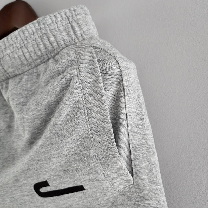 Shorts Moletom Nike Air Jordan - Cinza - STARK STORE - Artigos Esportivos