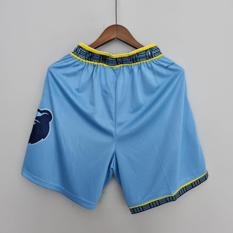 Shorts 75th Anniversary Memphis Grizzlies Jordan Edition Blue Shorts NBA - STARK STORE - Artigos Esportivos