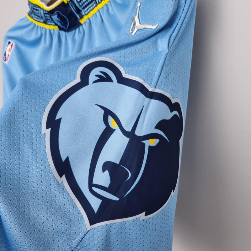 Shorts 75th Anniversary Memphis Grizzlies Jordan Edition Blue Shorts NBA - STARK STORE - Artigos Esportivos