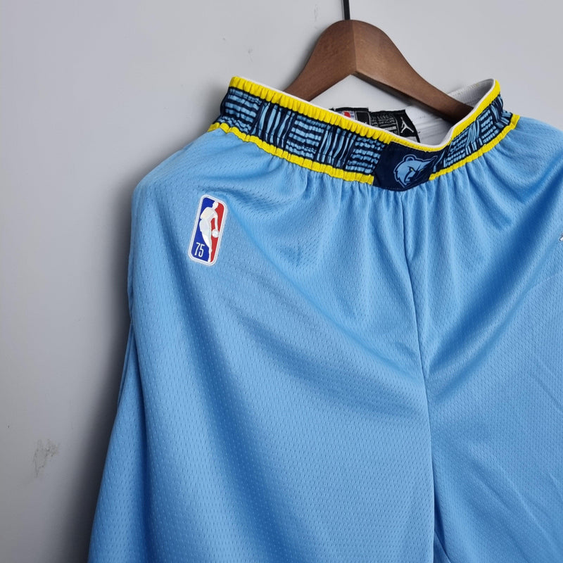 Shorts 75th Anniversary Memphis Grizzlies Jordan Edition Blue Shorts NBA - STARK STORE - Artigos Esportivos
