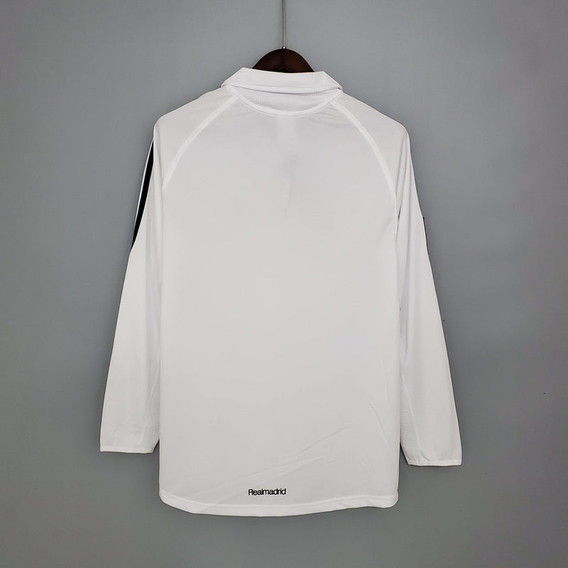 Camisa Real Madrid Titular 05/06 - Versão Retro Manga Comprida - STARK STORE - Artigos Esportivos