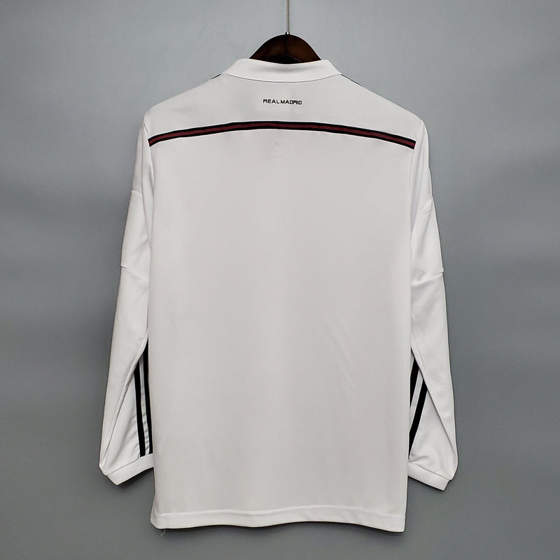 Camisa Real Madrid Titular 14/15 - Versão Retro Manga Comprida - STARK STORE - Artigos Esportivos
