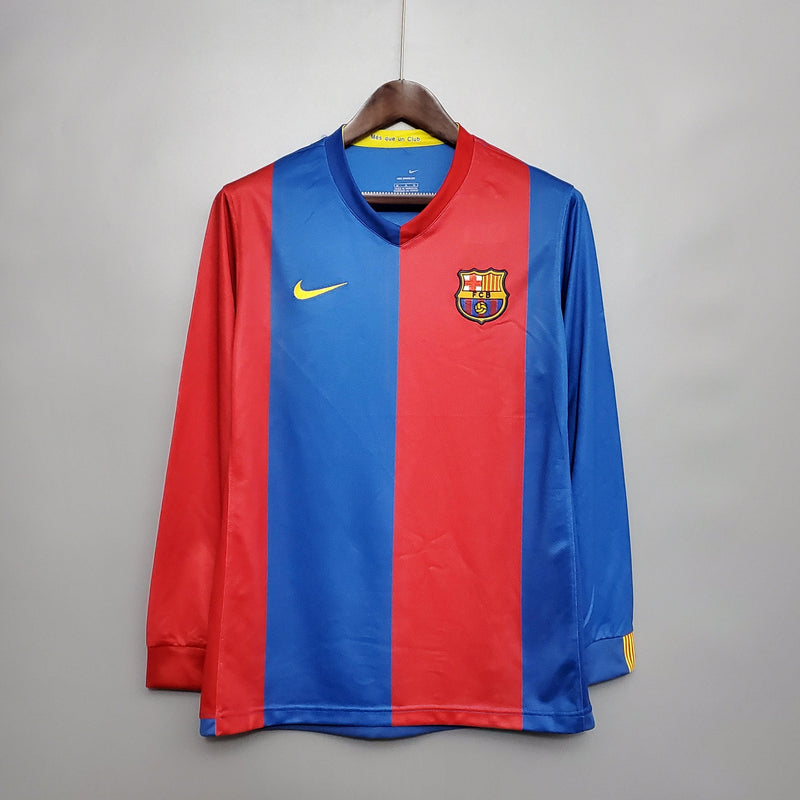 Camisa Barcelona Titular 06/07 - Versão Retro Manga Comprida - STARK STORE - Artigos Esportivos