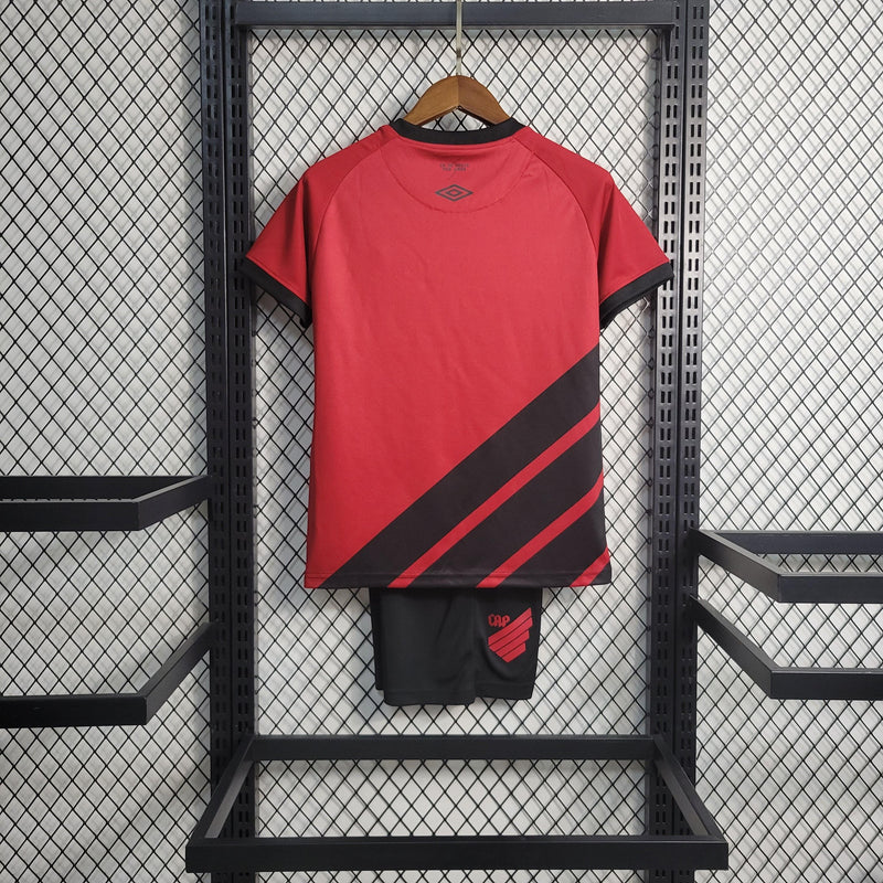 Kit Infantil Athletico Paranaense Titular 23/24 - STARK STORE - Artigos Esportivos