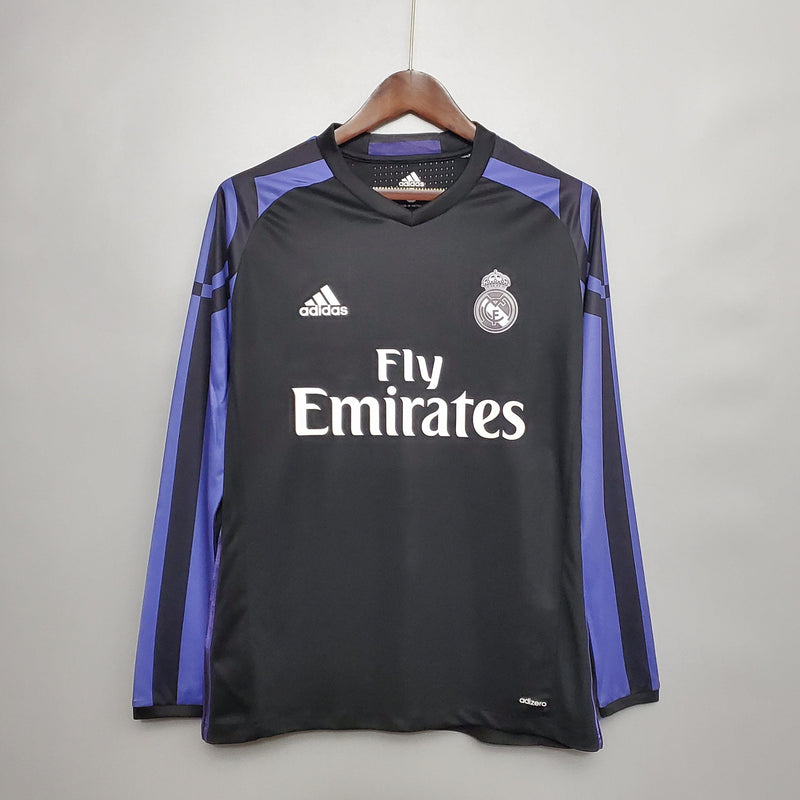 Camisa Real Madrid III 15/16 - Versão Retro Manga Comprida - STARK STORE - Artigos Esportivos