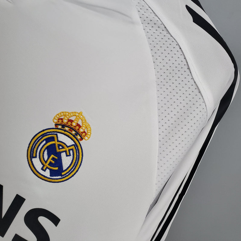 Camisa Real Madrid Titular 05/06 - Versão Retro Manga Comprida - STARK STORE - Artigos Esportivos