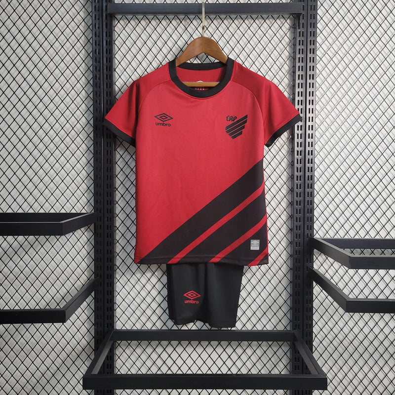 Kit Infantil Athletico Paranaense Titular 23/24 - STARK STORE - Artigos Esportivos