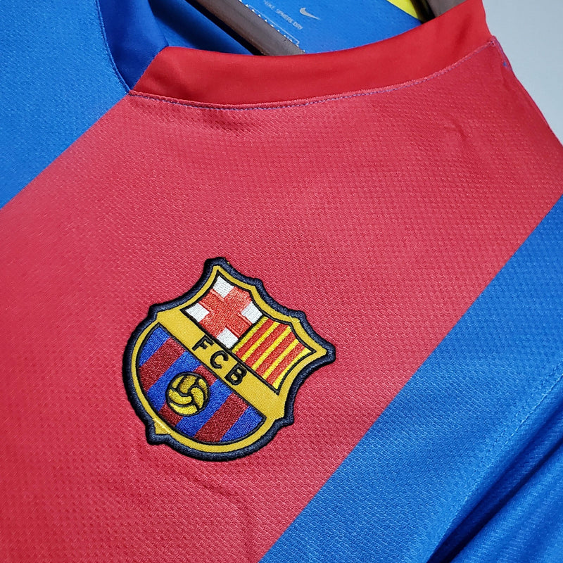 Camisa Barcelona Titular 06/07 - Versão Retro Manga Comprida - STARK STORE - Artigos Esportivos
