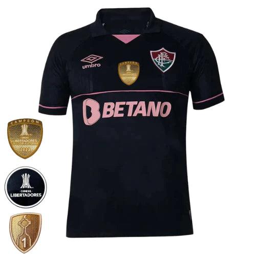 Camisa Fluminense Goleiro - 2023/24 Preto/Rosa
