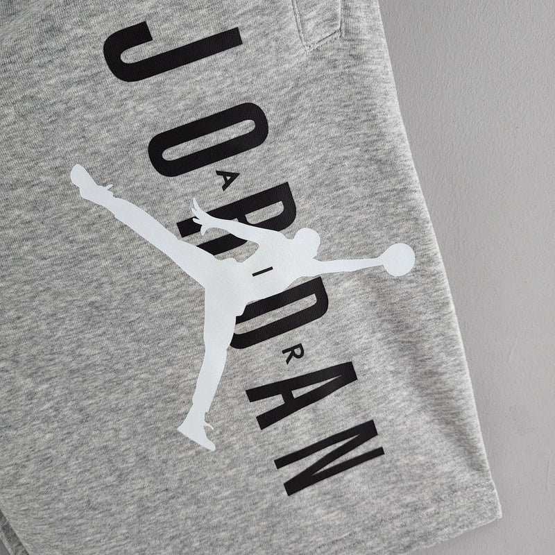 Shorts Moletom Nike Air Jordan - Cinza - STARK STORE - Artigos Esportivos