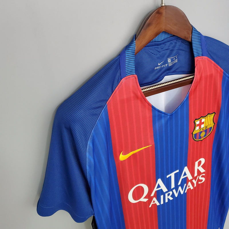 Camisa Barcelona Titular 16/17 - Versão Retro - STARK STORE - Artigos Esportivos