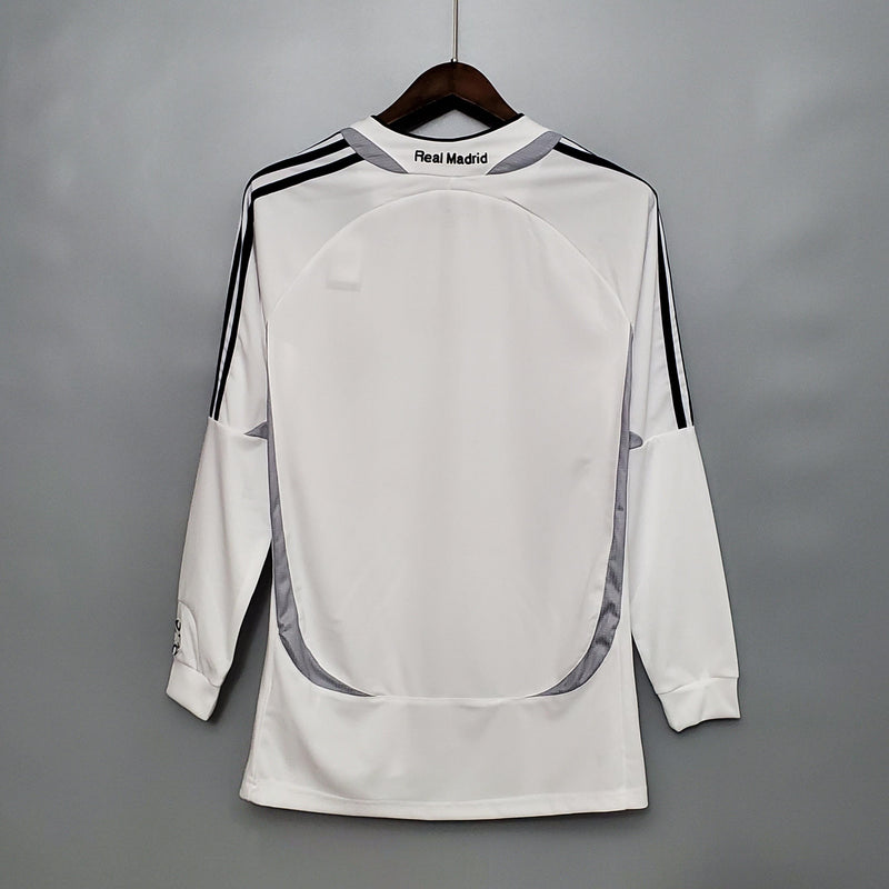 Camisa Real Madrid Titular 06/07 - Versão Retro Manga Comprida - STARK STORE - Artigos Esportivos